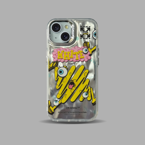 SpongeBob New Cartoon Electroplated 15, 14, 13, 12 iPhone Case