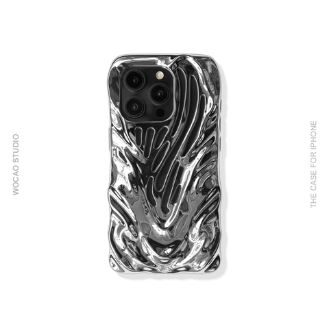 New 3D Wavy Wing Hollow Heatsink Heat Dissipation 15, 14, 13, 12 iPhone Case