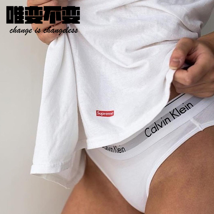 Supreme Hanes Boxer Briefs 黑色白色黑白格豹纹打底内裤-Taobao