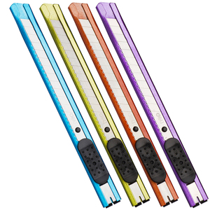 得力小号美工刀4把+10刀片