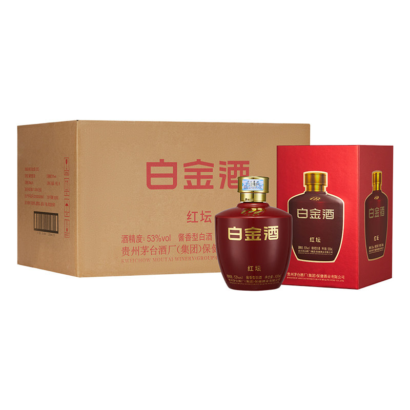 贵州白金酒酱香型白酒53度白金梦酒纯粮酿造500ml整箱装评价- 淘宝网