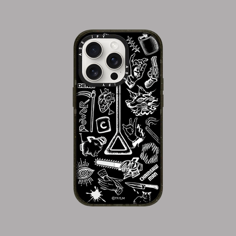 Chainsaw Man Anime MagSafe Acrylic 15, 14, 13, 12 iPhone Case