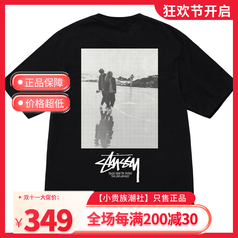 STUSSY HAWAII TEE夏威夷门店限定短袖T恤男士纯棉圆领宽松上衣女-Taobao