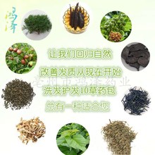 80 中药材洗头药包十种中草药防脱发去油止痒药包白发黑发增发药包邮