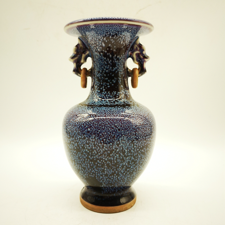 雍正年制粉彩八仙乐梅瓶（一对）古玩瓷器古董收藏老物件老货摆件