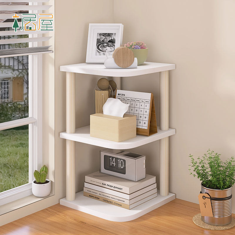 台式饮水机置物架客厅沙发旁落地式饮水机柜增高架水杯放置收纳架评价