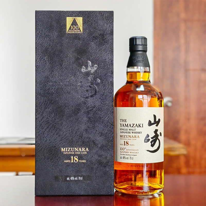 山崎18年威士忌限定版YAMAZAKI Single Malt 18Y现货木盒限量版-Taobao