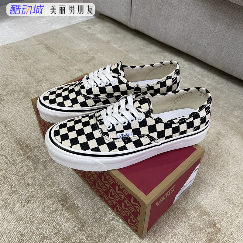 VANS Authentic 草莓绿色酒红校车脏橘色帆布鞋VN0A3MU6VL9/LA-Taobao