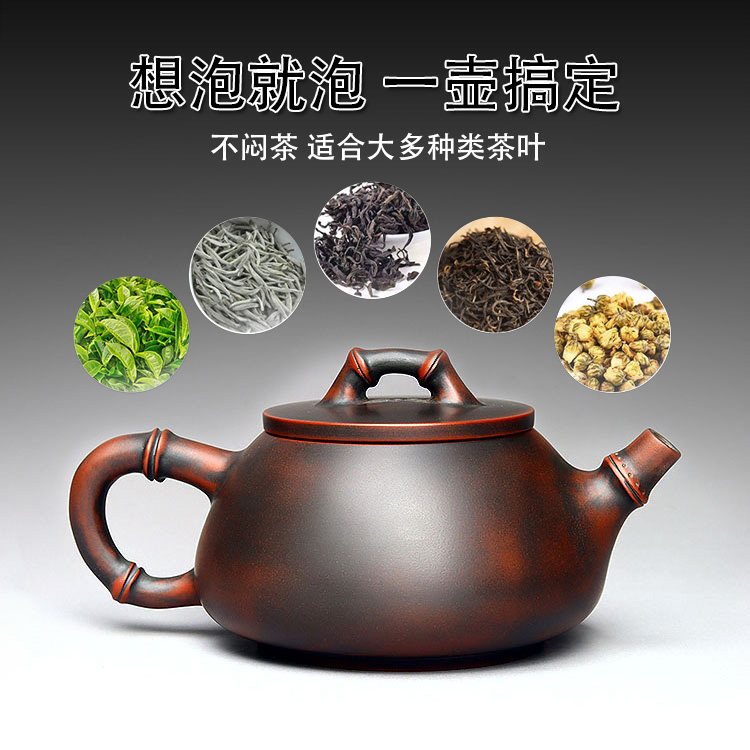 供春壶小容量120ml壶藏福钦州坭兴陶茶壶纯手工中式紫砂工艺茶具-Taobao