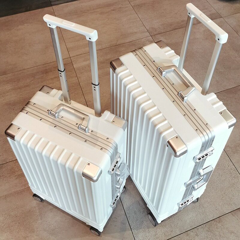 玖索PC铝框行李箱26寸28万向轮拉杆箱女24寸20旅行箱子密码皮箱男