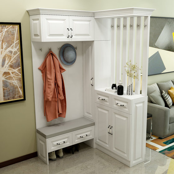 Simple Modern Hall Cabinet Corner Shoe Cabinet Multifunctional Porch Cabinet Storage Cabinet European Style Living Room Partition Cabinet Hanger Simple Modern Hall Cabinet Corner Shoe Cabinet Multifunctional Porch Cabinet Storage Cabinet European Style Living Room Partition Cabinet Hanger