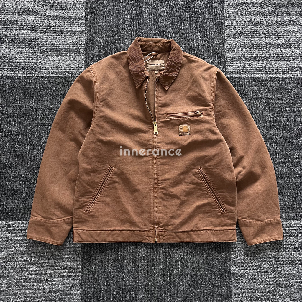 现货carhartt wip alma jacket 水洗做旧牛仔拼接夹克外套031930-Taobao