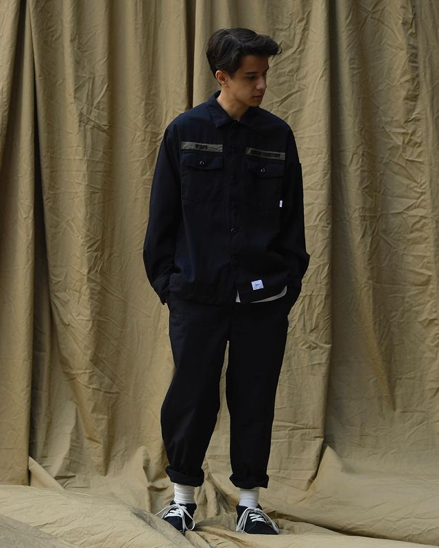 國倉WTAPS JUNGLE 01/LS/COTTON.TWILL 四口袋工裝襯衫21AW-Taobao