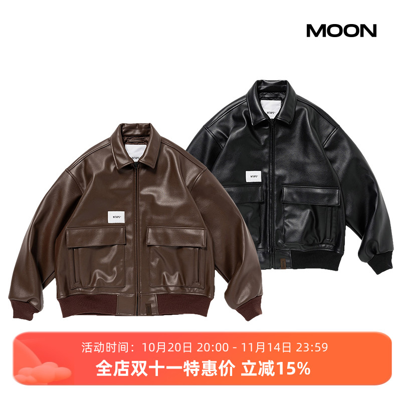 现货WTAPS D00M / JACKET / COTTON. TWILL字体帽衫夹克24FW评价