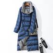 Off Season Double Side Wear Light And Thin Long Down Jacket Women's 2021 New Medium And Long Down Jacket Over The Knee Burst Style Wear Thin Down Jacket On Both Sides Off Season Double Side Wear Light And Thin Long Down Jacket Women's 2021 New Medium And Long Down Jacket Over The Knee Burst Style Wear Thin Down Jacket On Both Sides