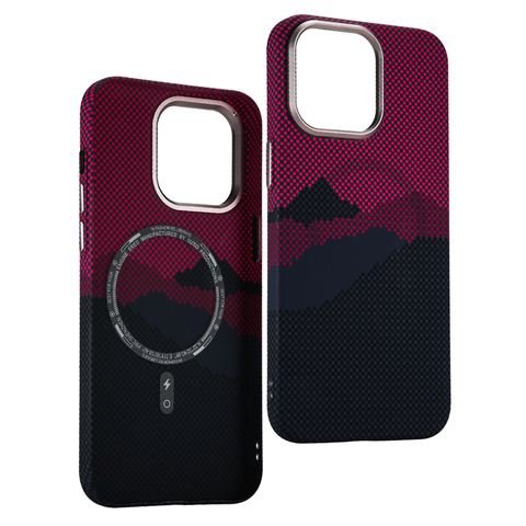 MooStudio Embossed Magnetic MagSafe The North Face Style 15, 14 iPhone Case