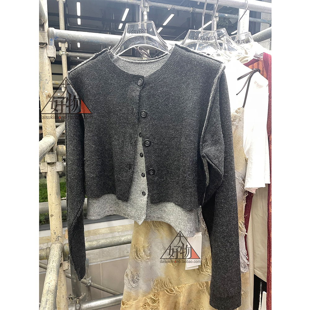 折扣日本代购soduk stitching knit top缝线针织衫毛衣女-Taobao