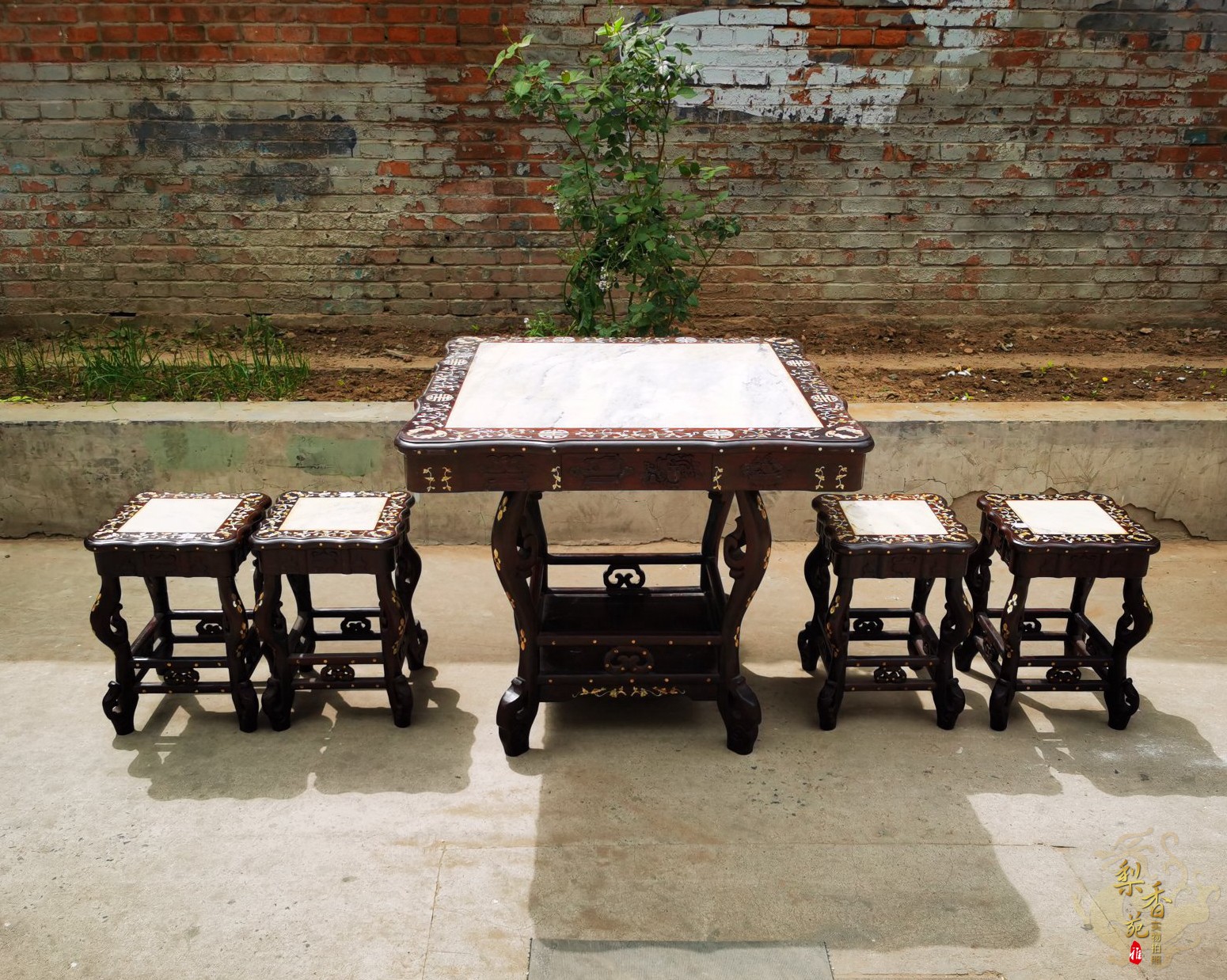 清代传世老紫檀古董木器精品老旧家具收藏小叶紫檀雕龙帝王罗汉床-Taobao