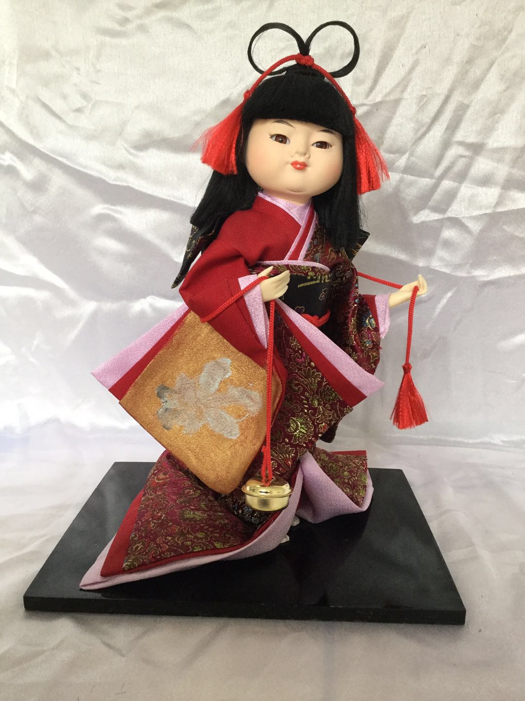 日本人形人偶絹人和服藝妓娃娃裝飾品日式創意禮品工藝擺飾