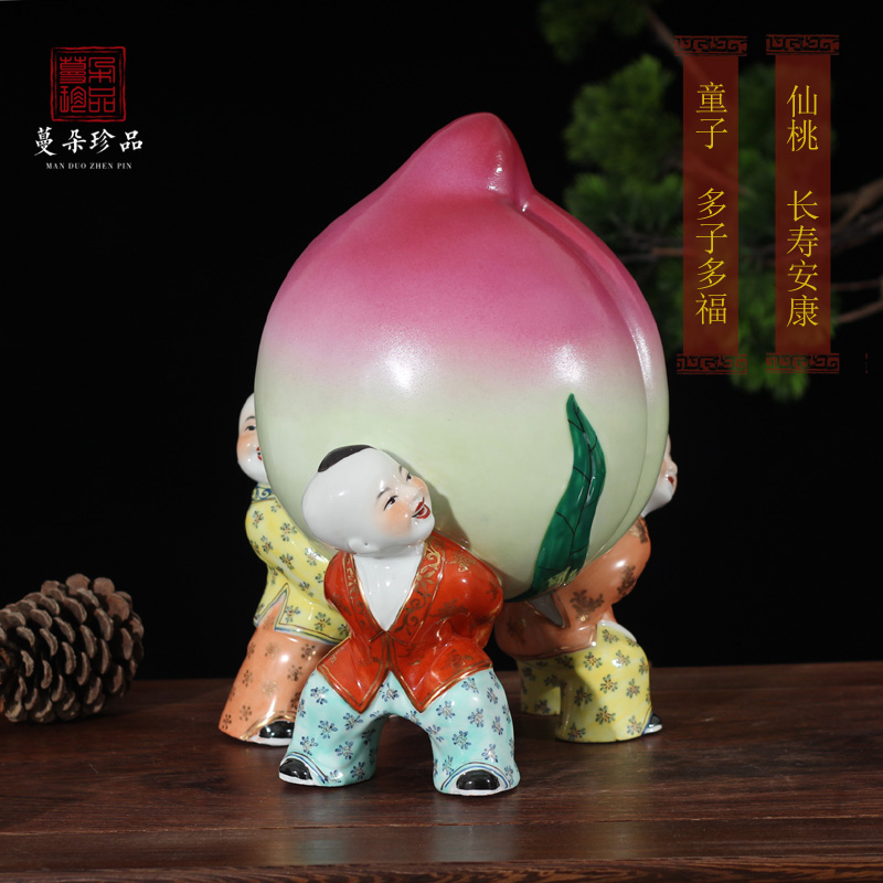 景德镇手绘红鲤鱼瓷器花瓶五彩鱼藻纹瓷器盖罐仿大明鱼藻罐手绘- Taobao