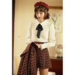 Linjou Lingjiu French White Shirt Women's Autumn And Winter Design Sense Of Minority Long Sleeve Bow Doll Collar Chiffon Shirt Linjou Lingjiu French White Shirt Women's Autumn And Winter Design Sense Of Minority Long Sleeve Bow Doll Collar Chiffon Shirt