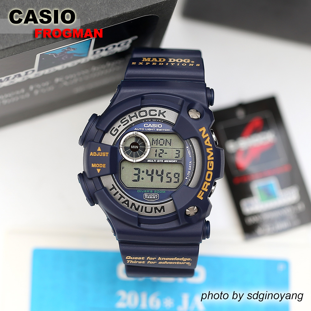 CASIO卡西欧G-SHOCK FROGMAN DW-9900-1CJF第三代蛙人全新现货- Taobao