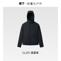 蕉下女士弹力气绒服连帽外套