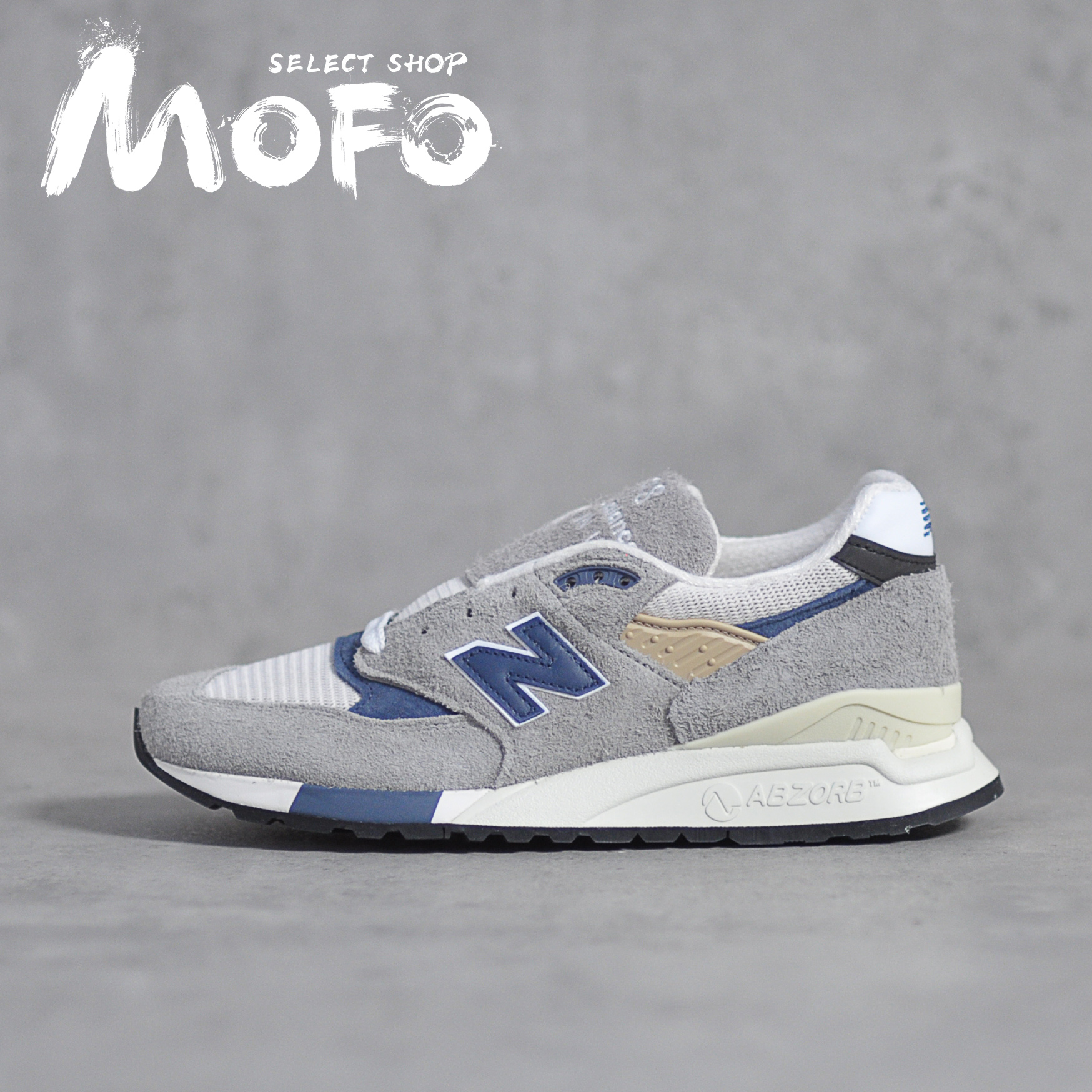 美产Kith x New Balance 998 M998KT Steel Blue 钢蓝联名跑鞋-Taobao