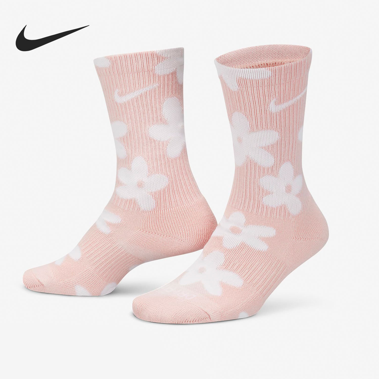 Nike/耐克官方正品2022春季新款男女运动中筒袜一双装DD2795-609-Taobao