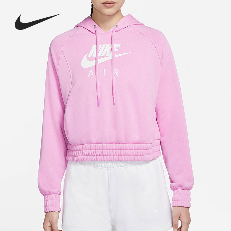 Nike/耐克正品2019新款女子串标LOGO运动休闲连帽套头卫衣CD9032-Taobao