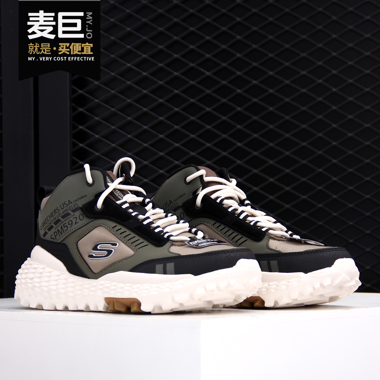 Skechers/斯凯奇官方正品男子轻便透气时尚系带低帮耐磨运动鞋-Taobao