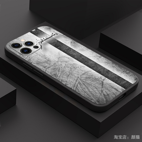 METALLICA Heavy Metal Band Silicone TPU 15, 14, 13, 12 iPhone Case