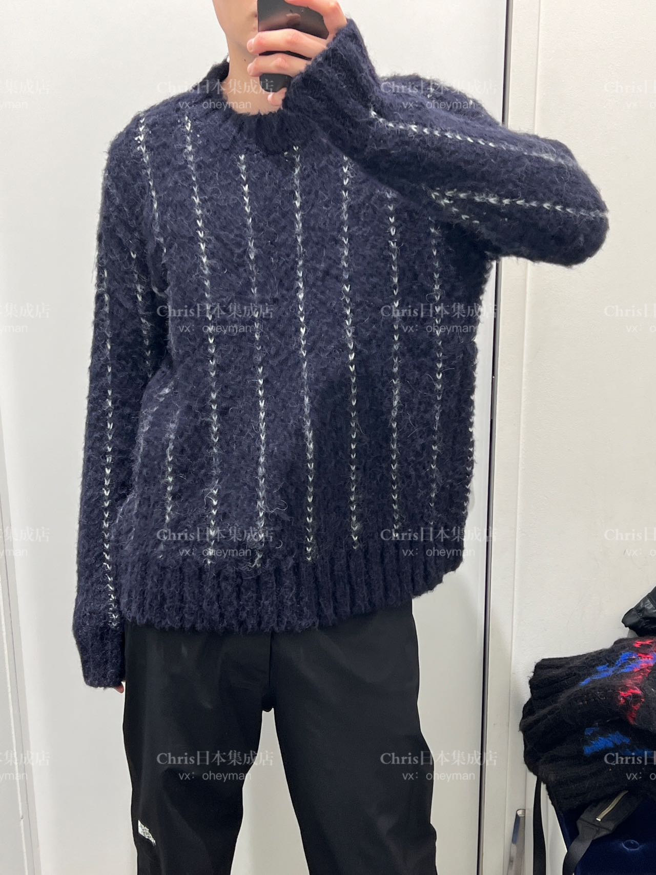 日本买手代购山本耀司Y's 23AW YJ-K96-585 针织高领毛衣-Taobao