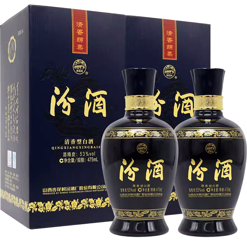 山西杏花村汾酒42度青花25二十五475ml*1瓶清香型国产白酒评价- 淘宝网