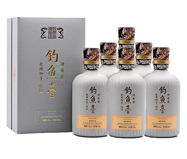 釣魚台 豊順酒 白酒 53° 53°度钓鱼台酒业钓台御品匠心酿品酱香型白酒500ml礼盒装【价格