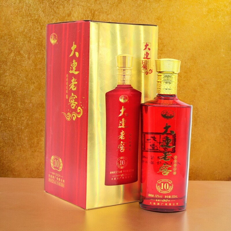 大连特产大连酒厂辽海牌大连老窖52度浓香型白酒纯粮酿造500ml评价- 淘宝网