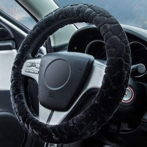 仿羊毛绒汽车方向盘套