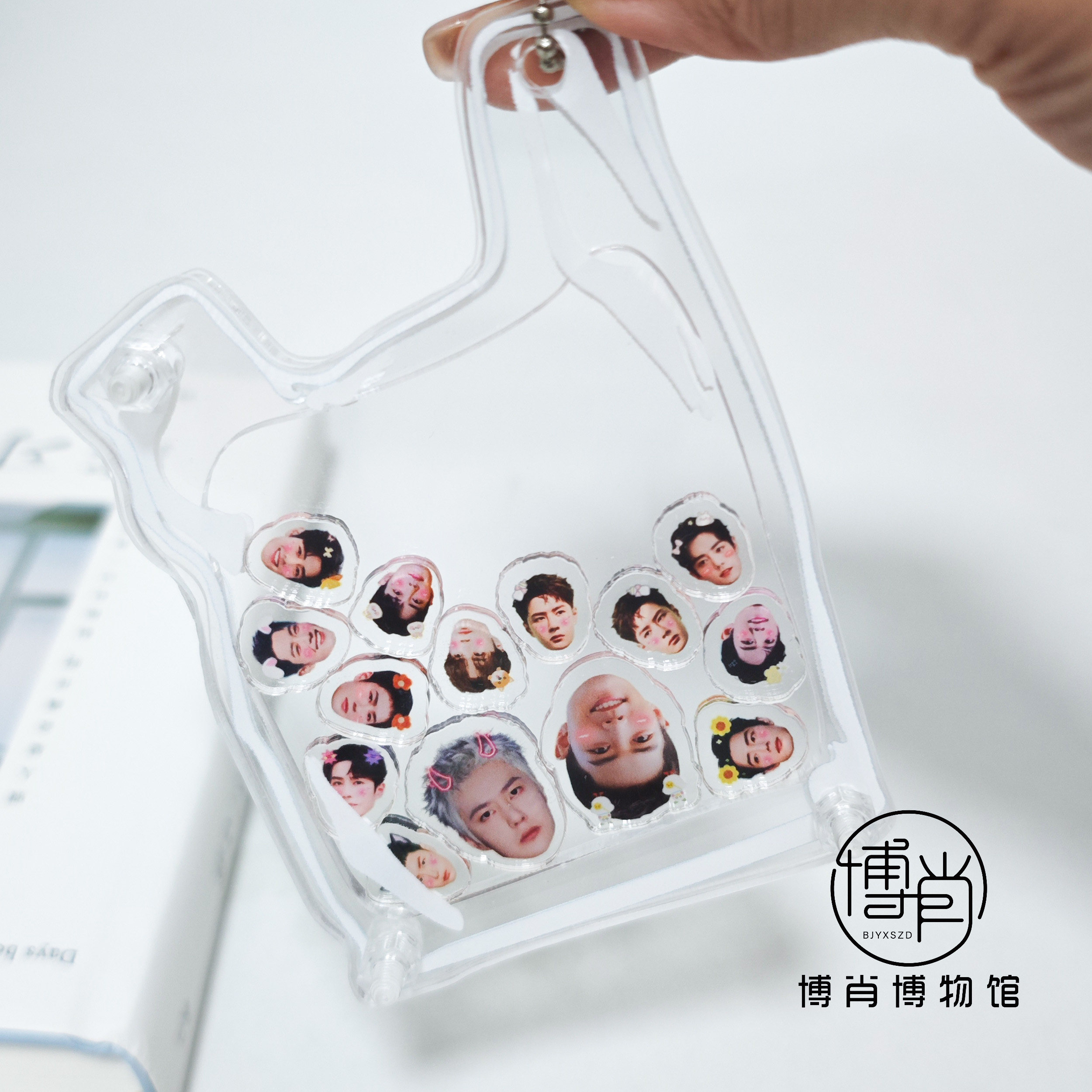 博君一肖定制周边王一博肖战钥匙扣BJYX爱心结绳DIY应援包包挂件评价 