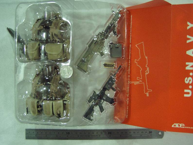 Военные игрушки для детей ACE X U.S.NAVY Gunner Rifleman Equipments