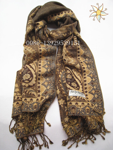 2件包邮实拍外单PASHMINA秋冬流苏披肩围巾