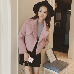 宽松短款毛呢外套女_宽松短款毛呢外套女怎样