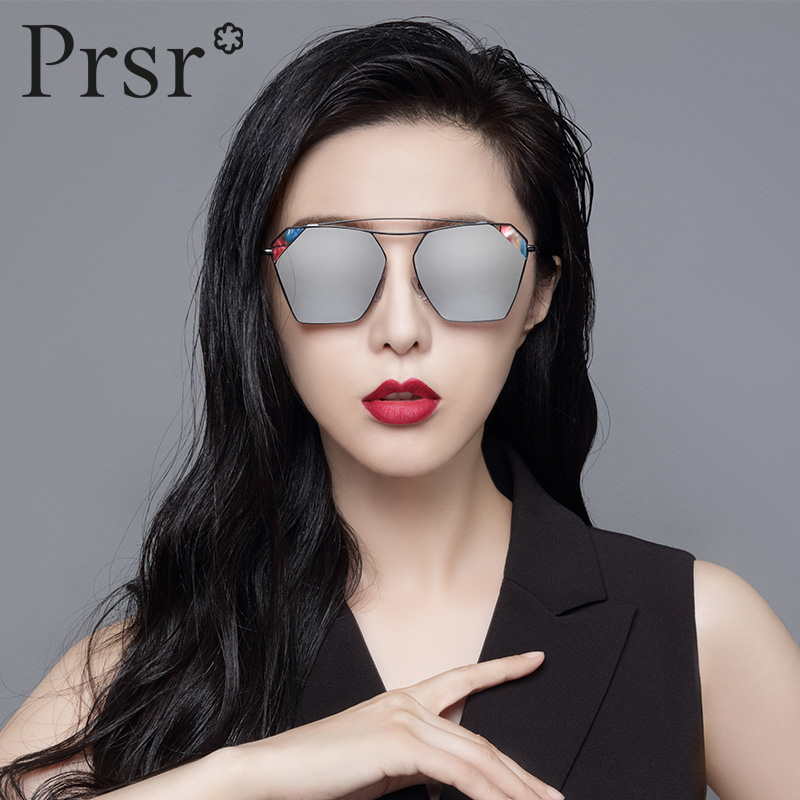 帕莎太阳镜女2017新款彩膜墨镜潮时尚反光眼