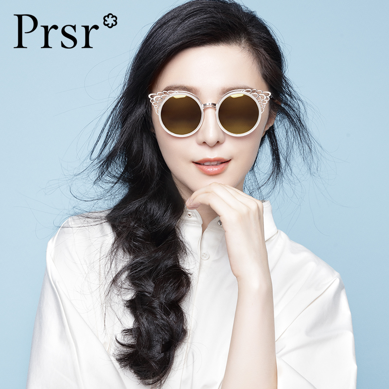 帕莎太阳镜女2017新款时尚偏光墨镜圆框韩版