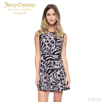 Juicy Couture 橘滋【明星同款】女春夏帝国豹纹印花连衣裙-橘滋印花
