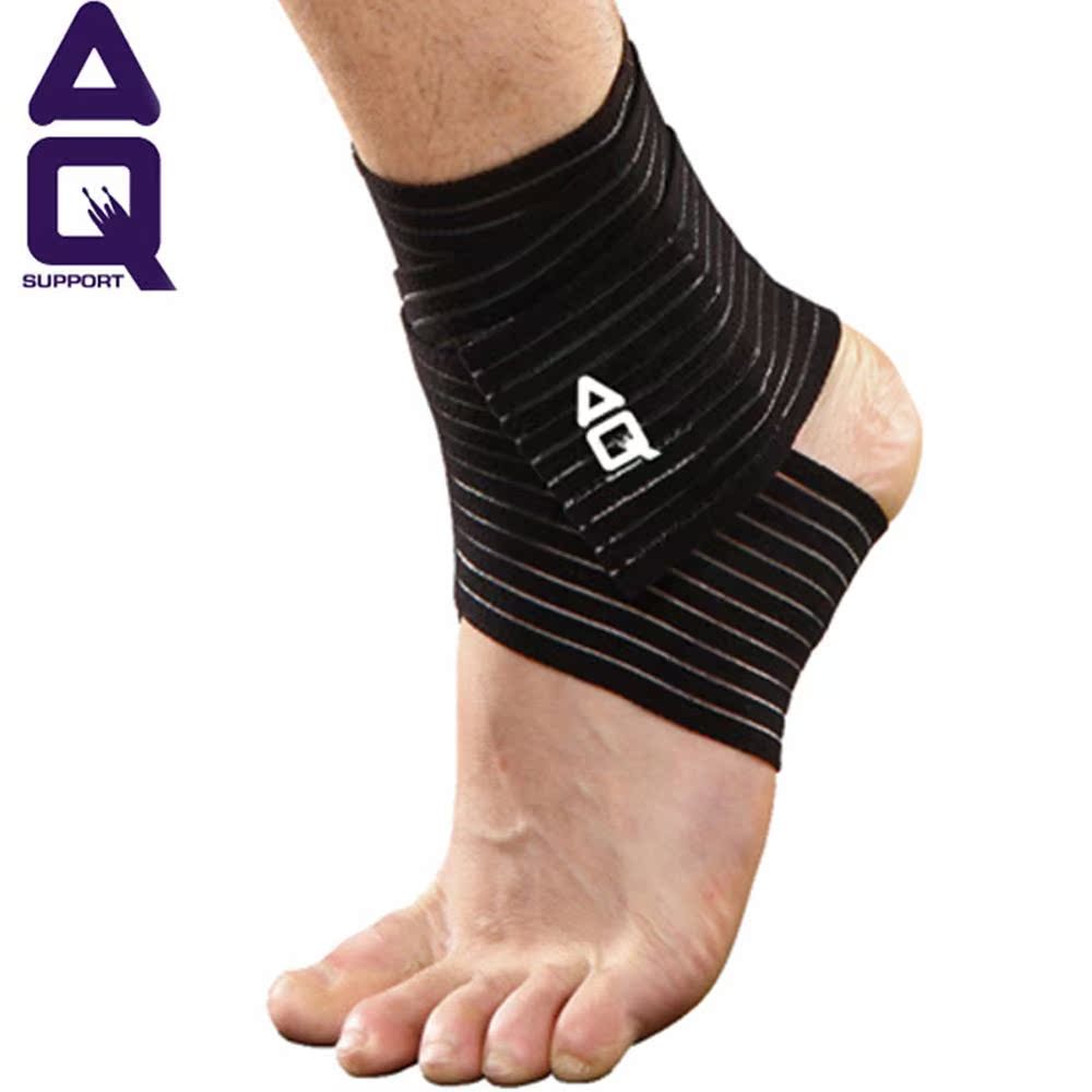 正品AQ护踝篮球足球跑步弹性绷带脚腕护脚踝