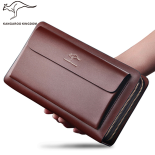 EN雪洲豹圣堡斯丹JENIYA英伦绅士真皮手包森