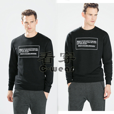 Толстовка （См）zara2015 весна новый стиль письма