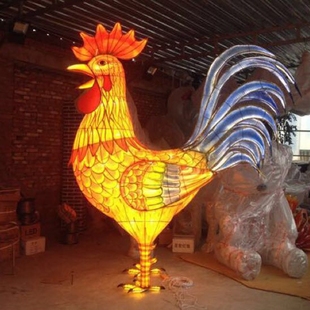 鸡年春节装饰摆件_鸡年春节装饰摆件怎样_鸡