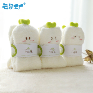 防滑绒绒地毯袜