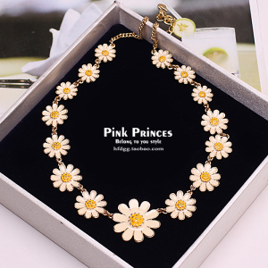 小清新花朵项链配饰